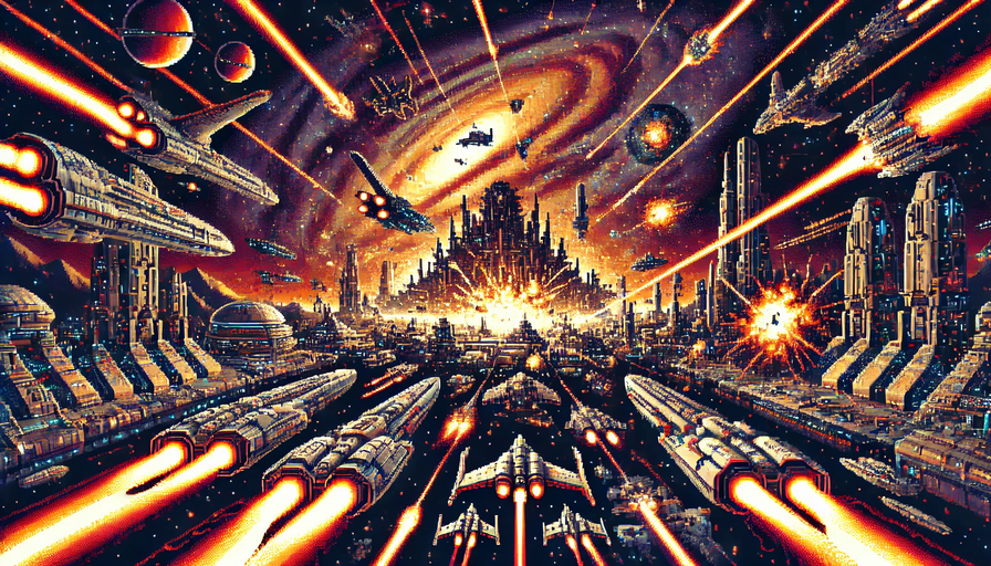 Retro Game Illustration